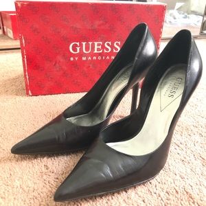 GWCarrie -  Black Leather Heels